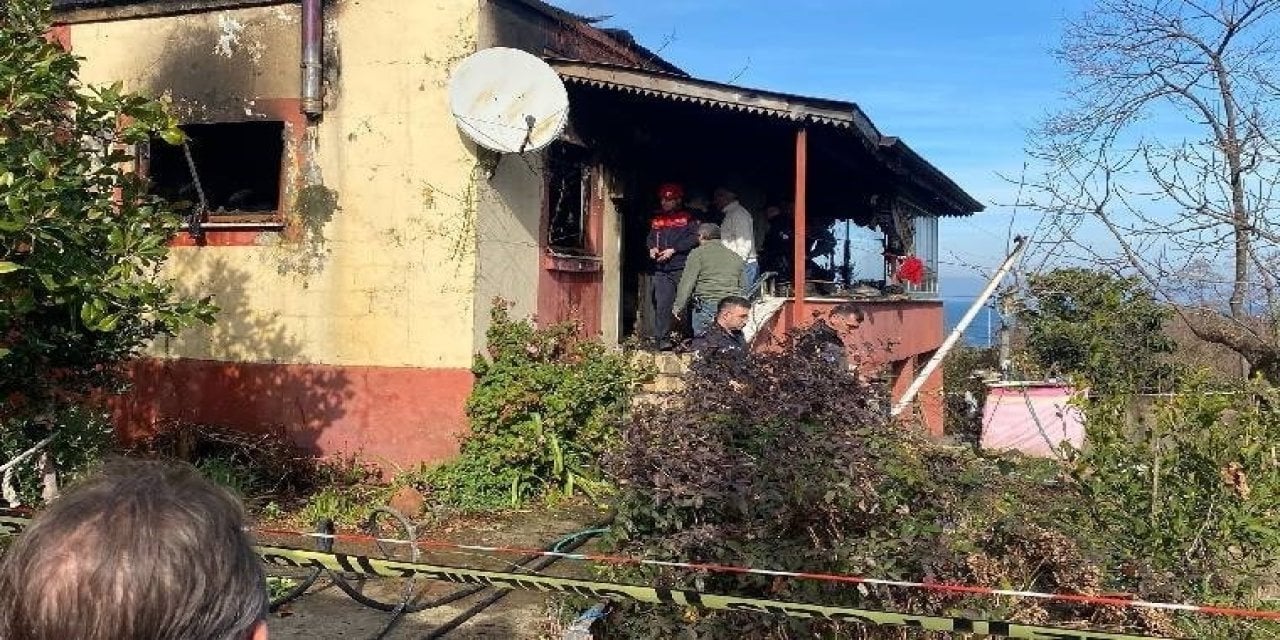 Trabzon’da evde çıkan yangında 1 kişi öldü